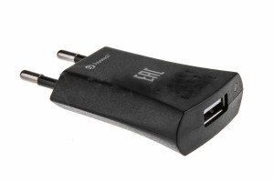 Адаптер питания универсальный Joyetech для USB 0.5A (плоский, черный)